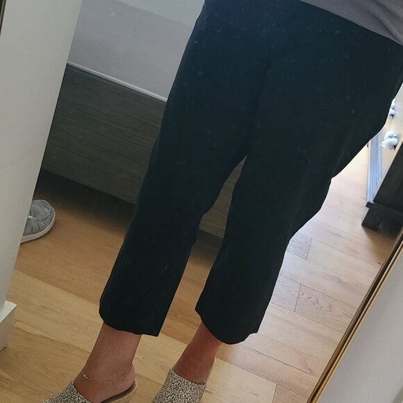ANN TAYLOR LOFT BLACK CAPRI PANTS - STYLE: JULIE - SIZE 4 - Picture 15 of 15
